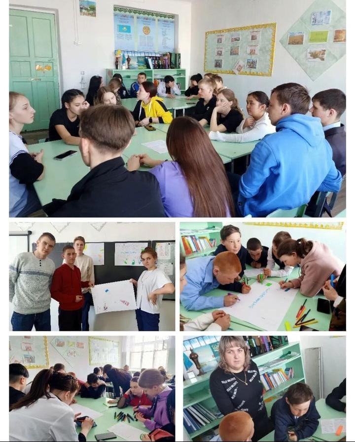 В КГУ "Соловьевская средняя школа", с 10 по 15 апреля 2023 года, проведено мероприятие на тему:"Профилактика алкологизма табакокурения наркомании среди подростков.